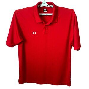 Under Armour Red Men's Polo Golf Shirt Size XL